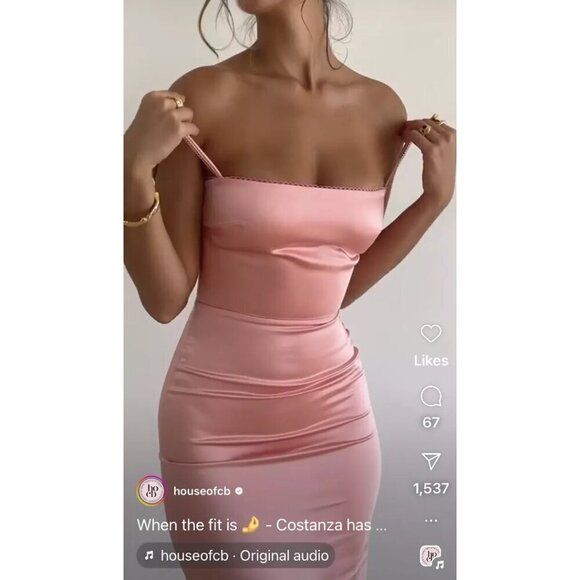 House of CB Pink Maxi Dress - Picture 15 of 15